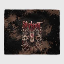 Slipknot   skull – Плед 3D с принтом купить со скидкой в -14%