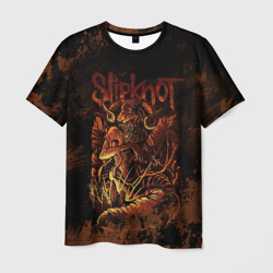 Мужская футболка 3D Slipknot dragon