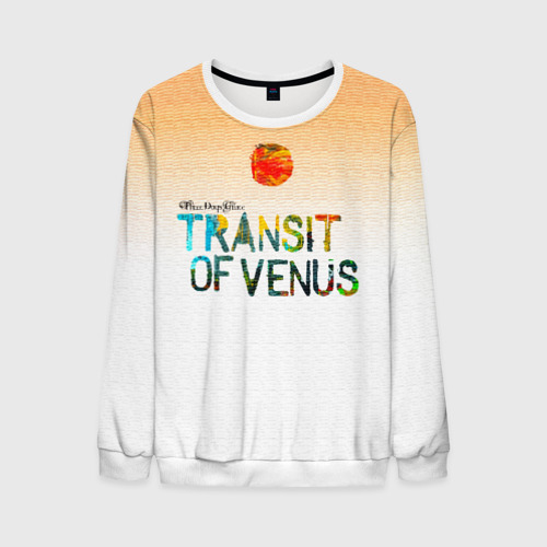 Мужской свитшот 3D Transit of Venus - Three Days Grace, цвет белый