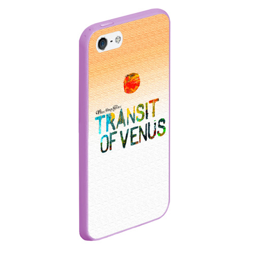 Чехол для iPhone 5/5S матовый Transit of Venus - Three Days Grace, цвет сиреневый - фото 3