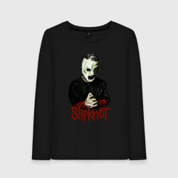 Женский лонгслив хлопок Slipknot mask