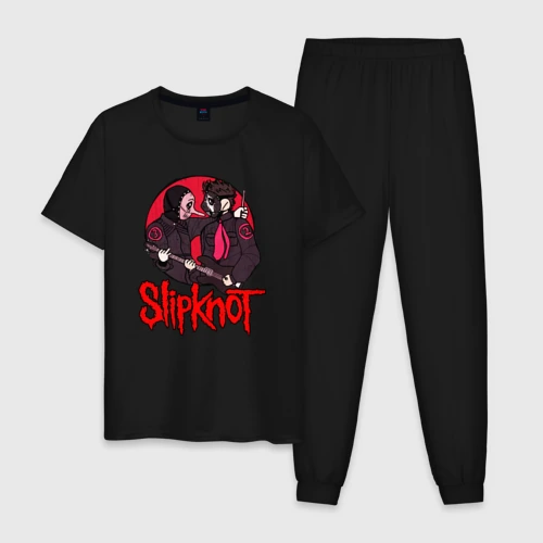 Мужская пижама хлопок Slipknot rock