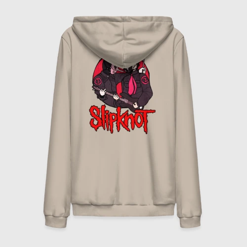 Мужская толстовка на молнии хлопок Slipknot rock