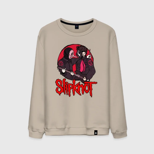 Мужской свитшот хлопок Slipknot rock