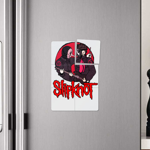 Магнитный плакат 2Х3 Slipknot rock - фото 4