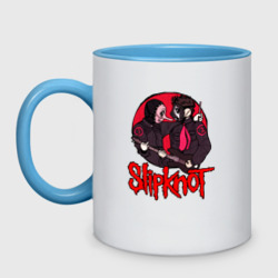 Кружка двухцветная Slipknot rock