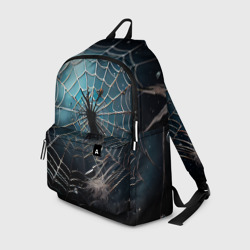 Рюкзак 3D Halloween - паутина на фоне мрачного неба