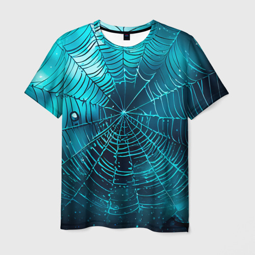 Мужская футболка 3D Halloween паутина, цвет 3D печать