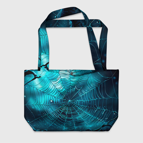 Пляжная сумка 3D Halloween паутина