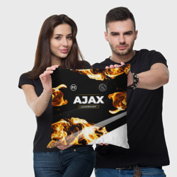 Подушка 3D Ajax legendary sport fire - фото 2
