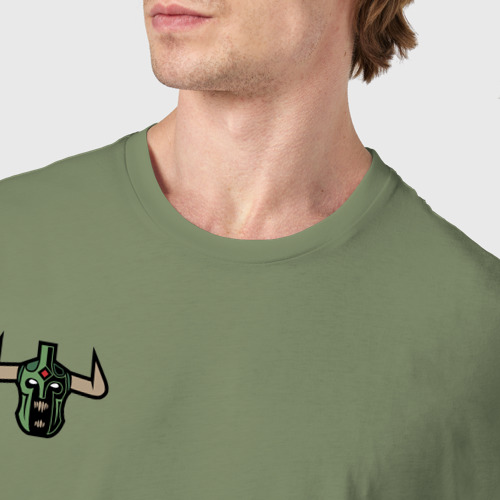 Мужская футболка хлопок с принтом Undying Dota 2, фото #4