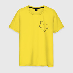 Мужская футболка хлопок Love line rabbit