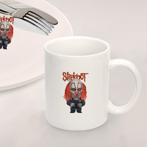 Набор: тарелка + кружка Slipknot clown art - фото 2