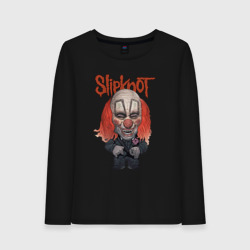 Женский лонгслив хлопок Slipknot clown art