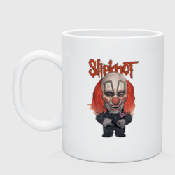 Кружка керамическая Slipknot clown art