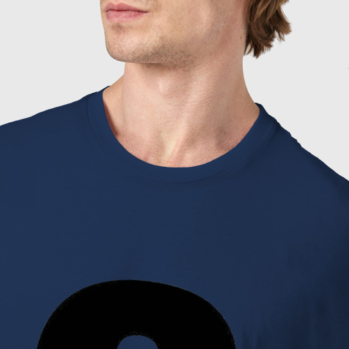 Мужская футболка хлопок Slipknot   ноль, цвет темно-синий - фото 6