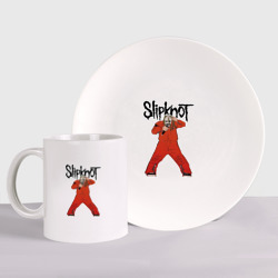 Набор: тарелка + кружка Slipknot fan art
