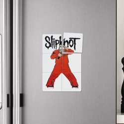 Плакат с принтом Slipknot fan art для любого человека, вид спереди №4. Цвет основы: белый