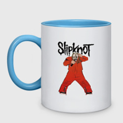 Кружка двухцветная Slipknot fan art