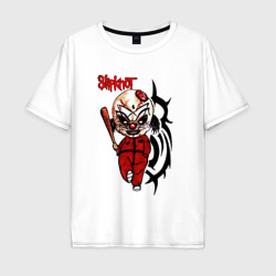 Slipknot fan – Футболка оверсайз из хлопка с принтом купить со скидкой в -16%