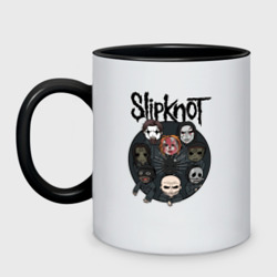 Кружка двухцветная Slipknot art fan