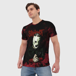 Мужская футболка 3D Slipknot dark  art - фото 2