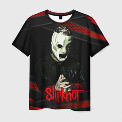 Slipknot black & red – Мужская футболка 3D с принтом купить со скидкой в -26%