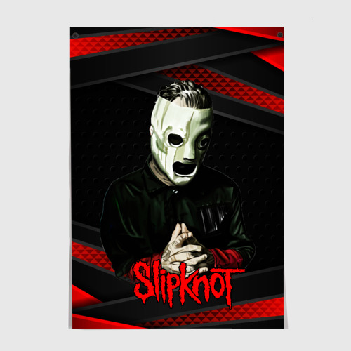 Постер Slipknot black & red