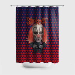 Штора 3D для ванной Slipknot  clown