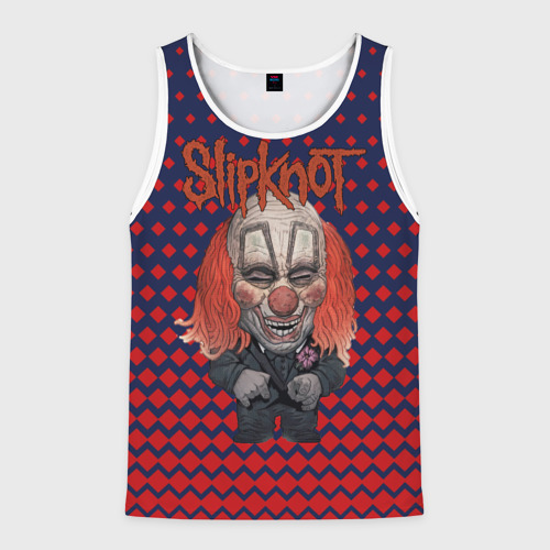 Мужская майка 3D Slipknot  clown, цвет 3D печать