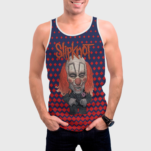 Мужская майка 3D Slipknot  clown, цвет 3D печать - фото 3