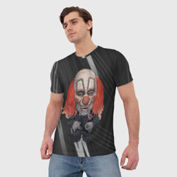 Мужская футболка 3D Slipknot Dark art - фото 2