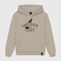 Женская толстовка хлопок Мать котов