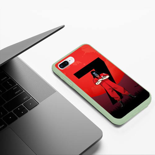 Чехол для iPhone 7Plus/8 Plus матовый с принтом Седьмой - Slipknot, фото #5