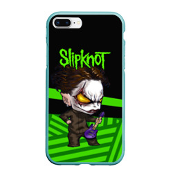 Чехол для iPhone 7Plus/8 Plus матовый Slipknot dark green