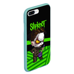 Чехол для iPhone 7Plus/8 Plus матовый Slipknot dark green - фото 2