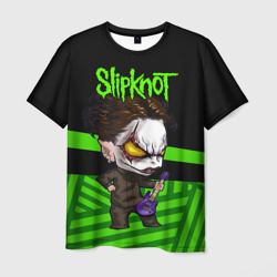 Slipknot dark green – Мужская футболка 3D с принтом купить со скидкой в -31%