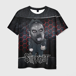 Slipknot  dark black – Мужская футболка 3D с принтом купить со скидкой в -31%