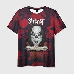 Slipknot   dark red – Мужская футболка 3D с принтом купить со скидкой в -26%