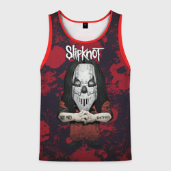 Мужская майка 3D Slipknot   dark red