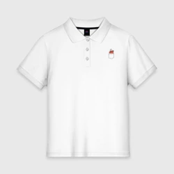 Женское поло хлопок Пачита в кармашке - Человек бензопила