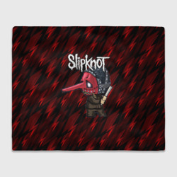 Плед 3D Slipknot красные молнии