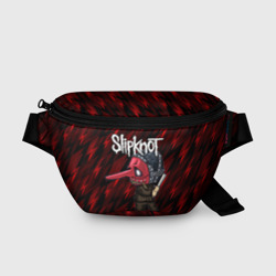 Slipknot красные молнии – Поясная сумка 3D с принтом купить