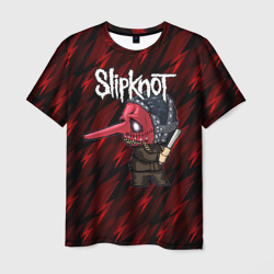 Slipknot красные молнии – Мужская футболка 3D с принтом купить со скидкой в -31%