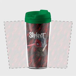 Термокружка-непроливайка Slipknot красные молнии - фото 2