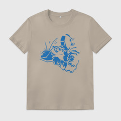 Мужская футболка хлопок Силуэт сварщика