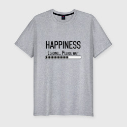 Мужская футболка хлопок Slim Счастье - идет загрузка, подождите