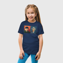 Детская футболка хлопок Автопортрет Van Gogh - фото 2