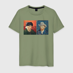 Мужская футболка хлопок Автопортрет Van Gogh
