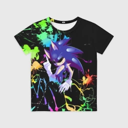 Детская футболка 3D Sonic.Exe - Hedgehog - video game
